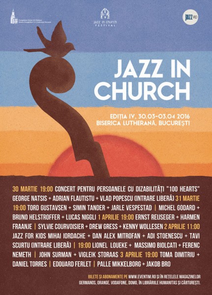 Afiș Jazz in Church Festival 2016