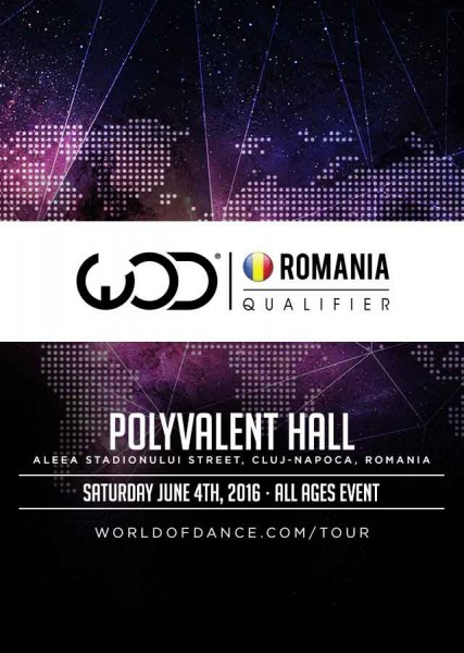 Afiş World of dance Romania Qualifier 2016