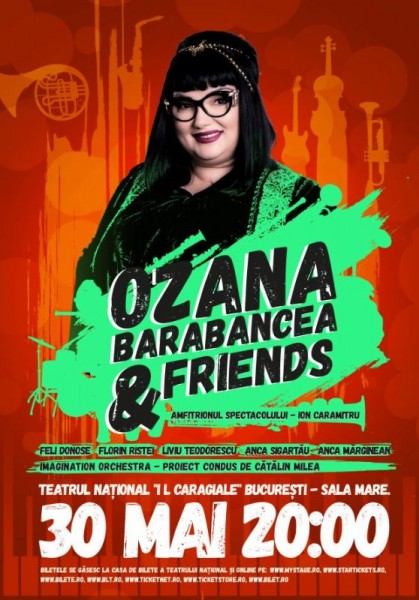 Afiș Ozana Barabancea Concert TNB 2016