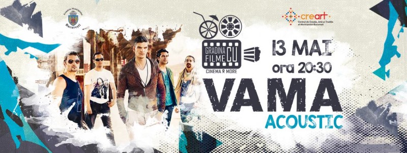Afiș Vama concert Gradina cu filme 2016
