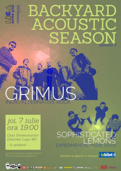 Poster eveniment Grimus și Sophisticated Lemons
