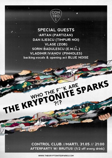 Poster eveniment The Kryptonite Sparks & Friends