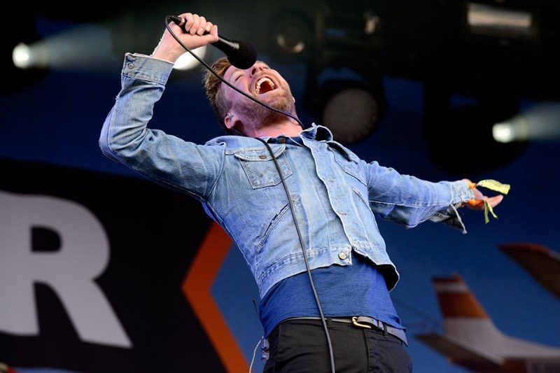 Ricky Wilson de la Kaiser Chiefs @Glastonbury Festival, 2014