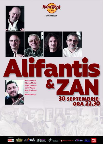 Poster eveniment Nicu Alifantis și ZAN