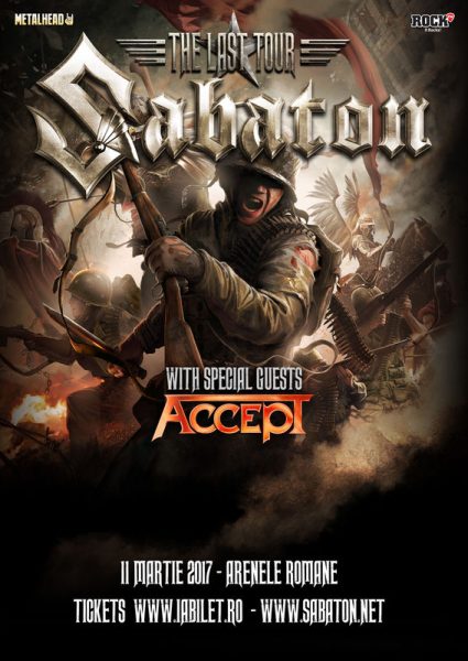 Poster eveniment Sabaton - SOLD OUT