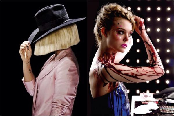 Sia / Elle Fanning în ”The Neon Demon”