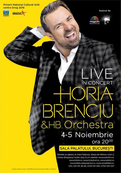 Poster eveniment SOLD-OUT - Horia Brenciu & HB Orchestra