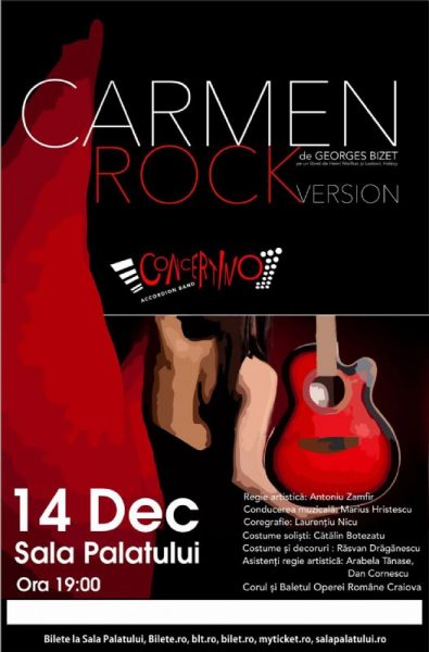 Poster eveniment Carmen - Rock Version