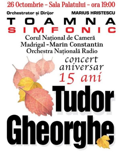 Poster eveniment Tudor Gheorghe - Toamna Simfonic
