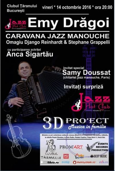 Poster eveniment Caravana Jazz Manouche