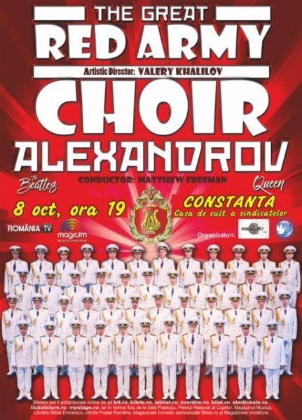 Poster eveniment Corul Alexandrov - Red Army Choir