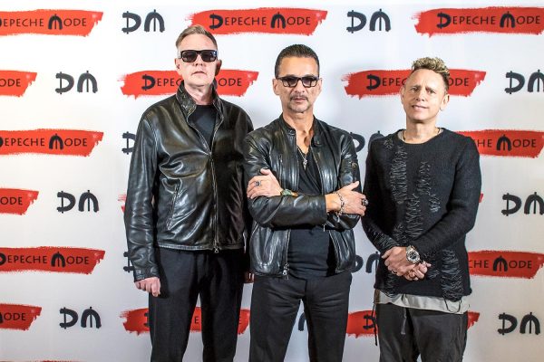 Depeche Mode la conferința de presă de la Milano (11 octombrie 2016)