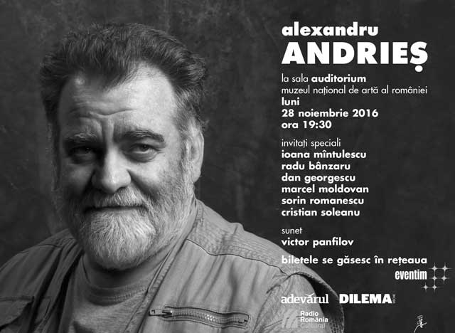 Poster eveniment Alexandru Andrieș