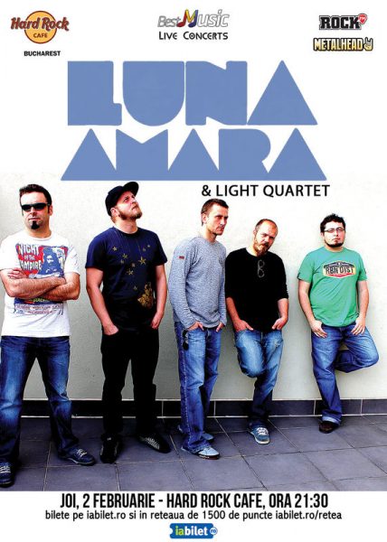 Poster eveniment Luna Amară & Light Quartet
