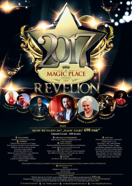 Poster eveniment Revelion Magic Stars 2017