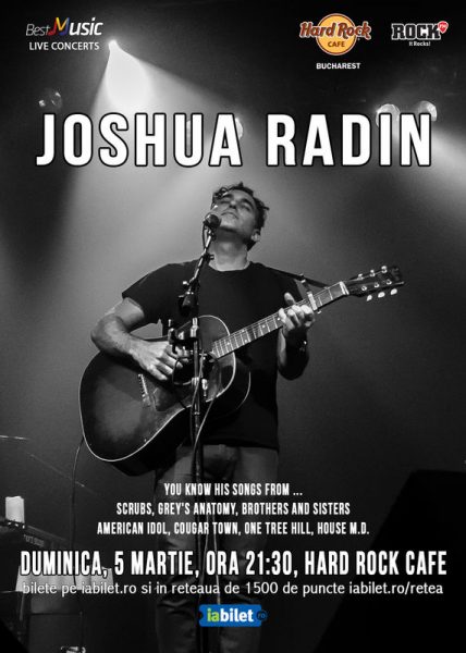 Poster eveniment Joshua Radin