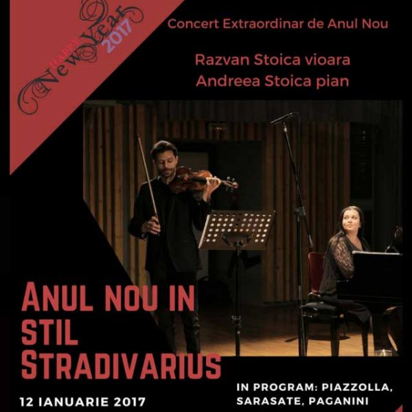 Poster eveniment Anul Nou în stil Stradivarius