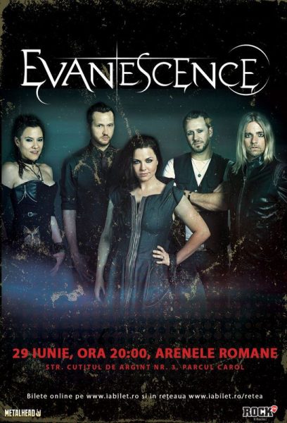 Poster eveniment Evanescence