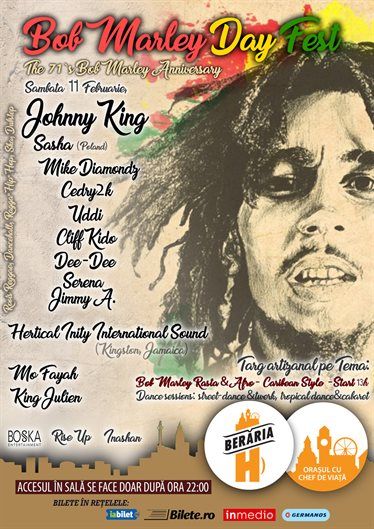 Poster eveniment Bob Marley Day Fest