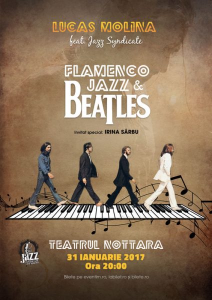 Poster eveniment Beatles Flamenco Jazz