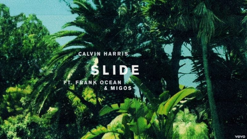Coperta single Calvin Harris Frank Ocean Migos Slide