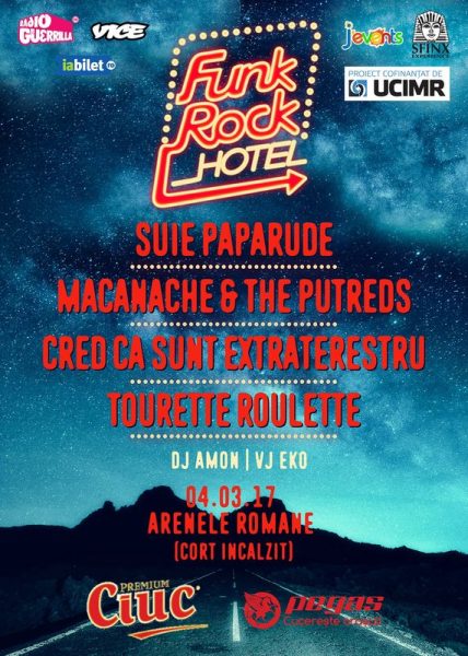 Poster eveniment Funk Rock Hotel