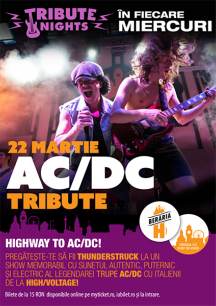 Poster eveniment High/Voltage - AC/DC Tribute