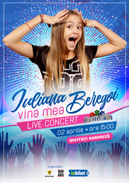 Poster eveniment Iuliana Beregoi