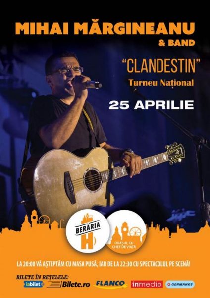 Poster eveniment Mihai Mărgineanu & Band