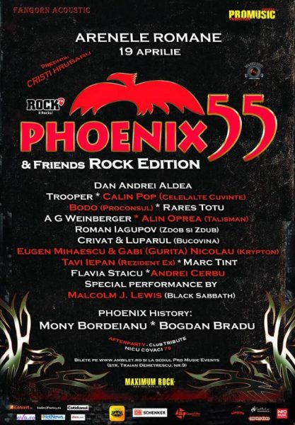 Poster eveniment Phoenix 55