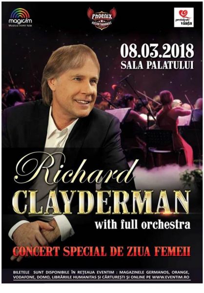 Poster eveniment Richard Clayderman - SOLD OUT