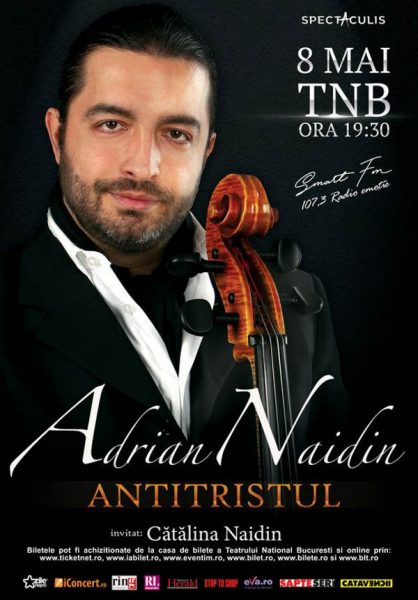 Poster eveniment Adrian Naidin - \"Antitristul\"
