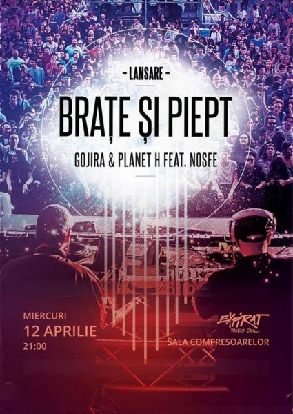 Poster eveniment Gojira & Planet H feat Nosfe