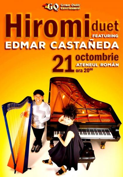 Poster eveniment Hiromi feat. Edmar Castañeda