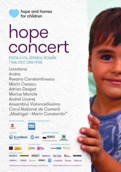 Poster eveniment Hope Concert