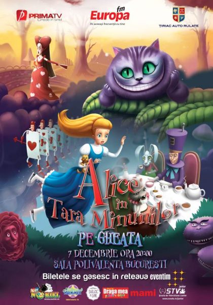 Poster eveniment ANULAT - Alice în Țara Minunilor - pe gheață