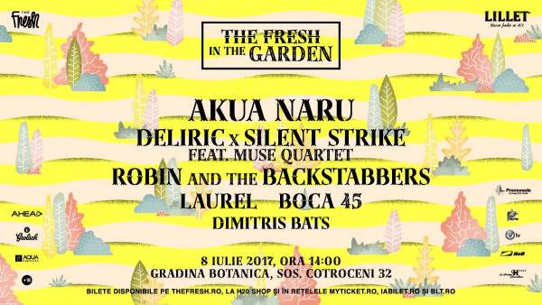 Poster eveniment The Fresh in the Garden