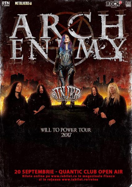 Poster eveniment ARCH ENEMY | Jinjer