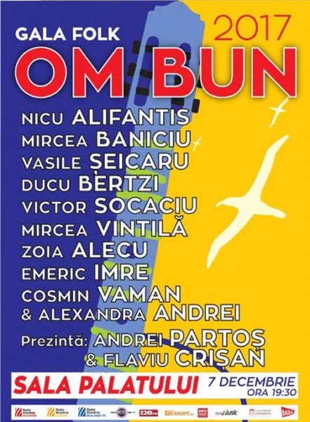 Poster eveniment Gala Folk \"Om bun\" 2017