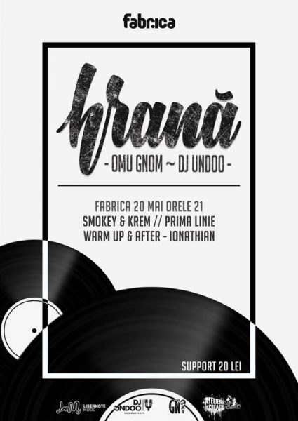 Poster eveniment Omu Gnom ~ DJ Undoo