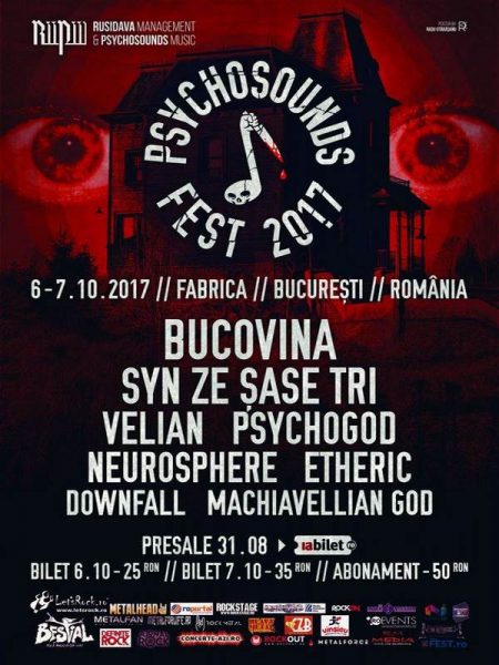 Poster eveniment Psychosounds Fest 2017