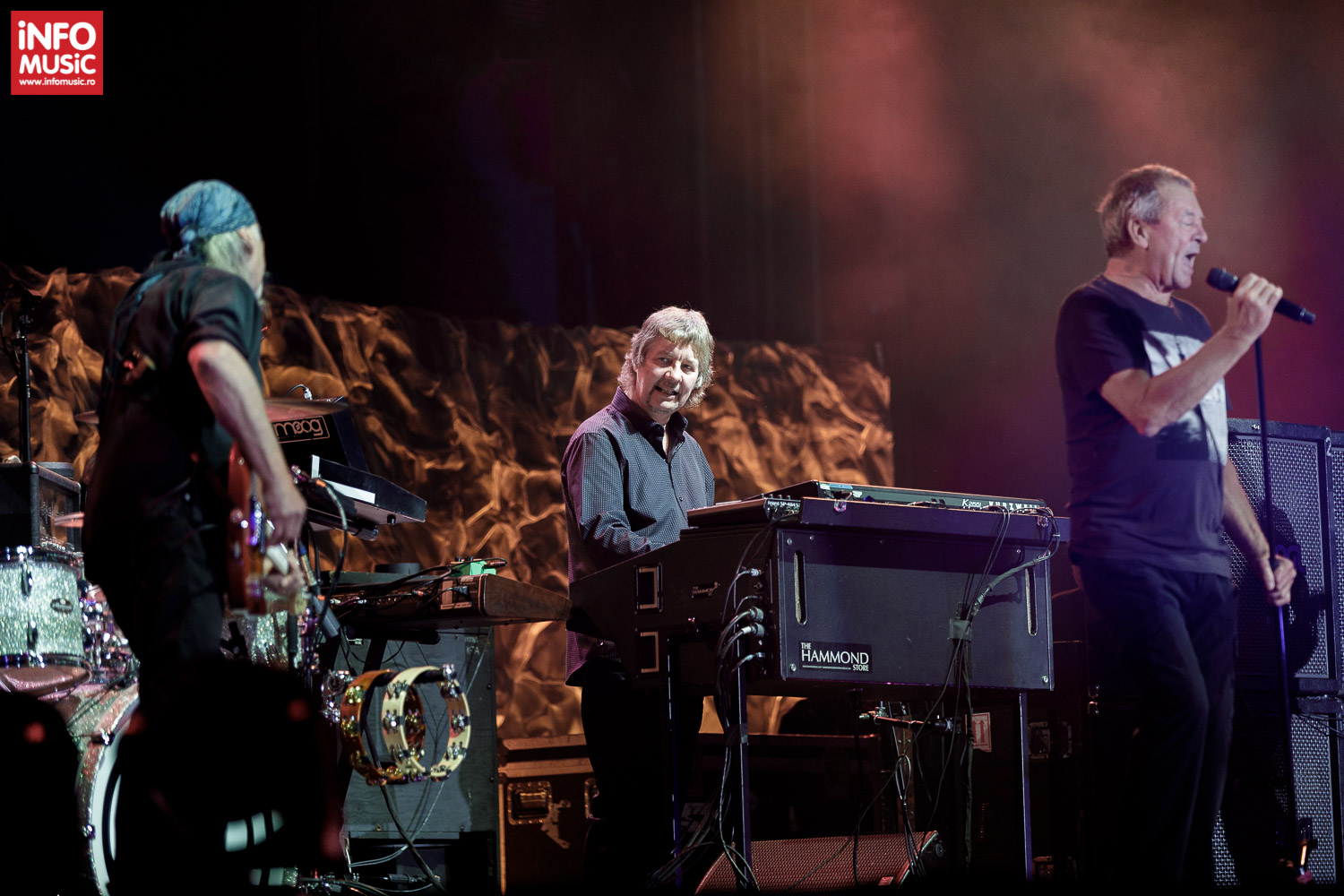 Don Airey în concert cu Deep Purple la București