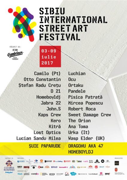 Poster eveniment Sibiu International Street ART Festival 2017