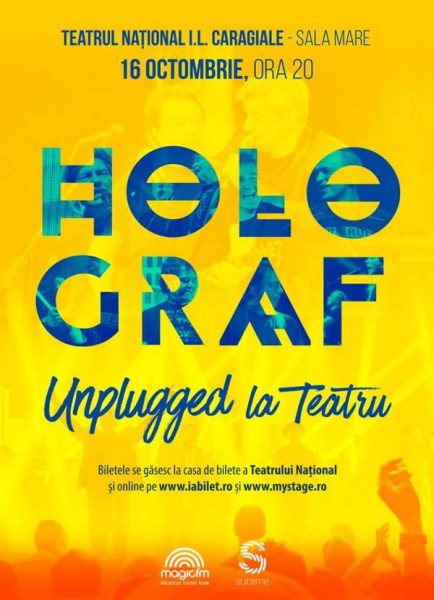 Poster eveniment Holograf - Unplugged