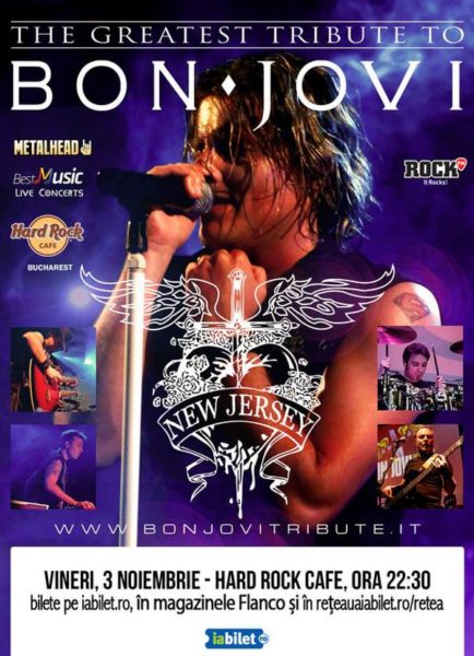 Poster eveniment ANULAT - New Jersey - tribut Bon Jovi