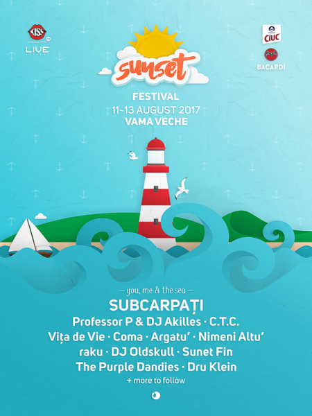 Poster eveniment Sunset Festival - ediția a IV-a