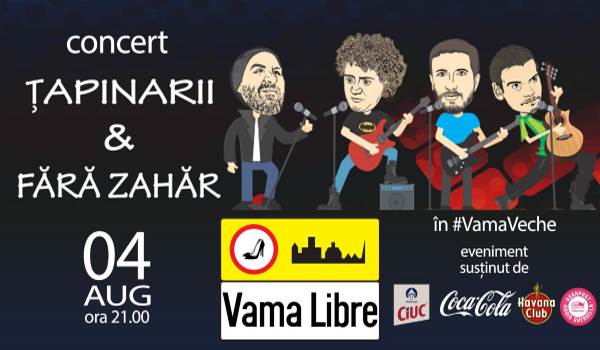 Poster eveniment Țapinarii & Fără Zahăr