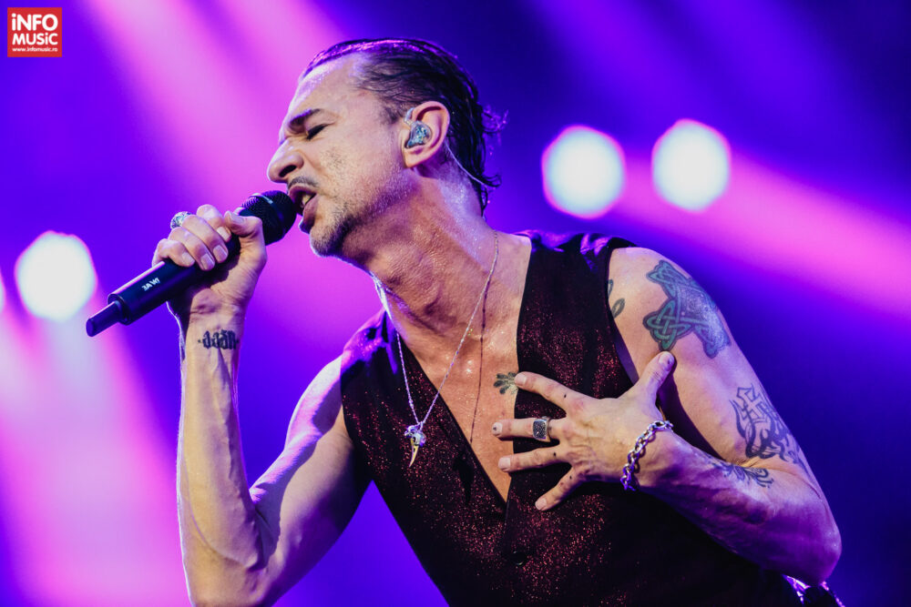 Dave Gahan, solistul Depeche Mode în concert pe Cluj Arena pe 23 iulie 2017
