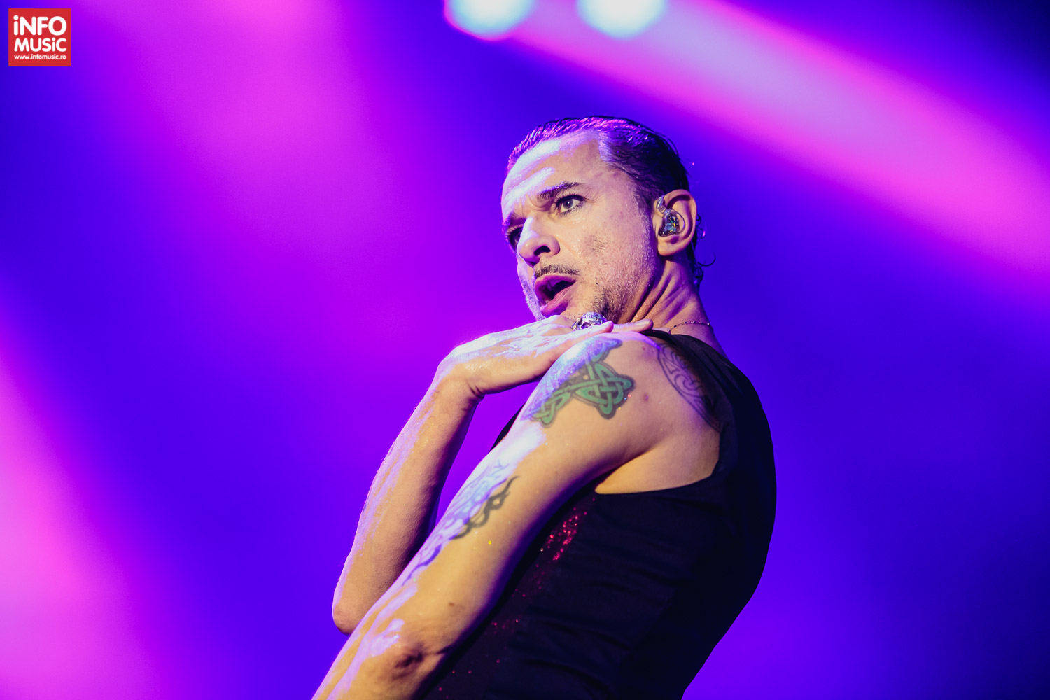 Dave Gahan, solistul Depeche Mode în concert pe Cluj Arena pe 23 iulie 2017