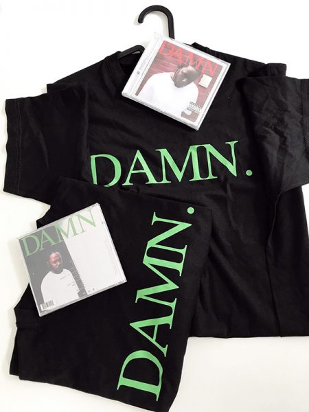 Tricou oficial și CD Kendrick Lamar - DAMN.